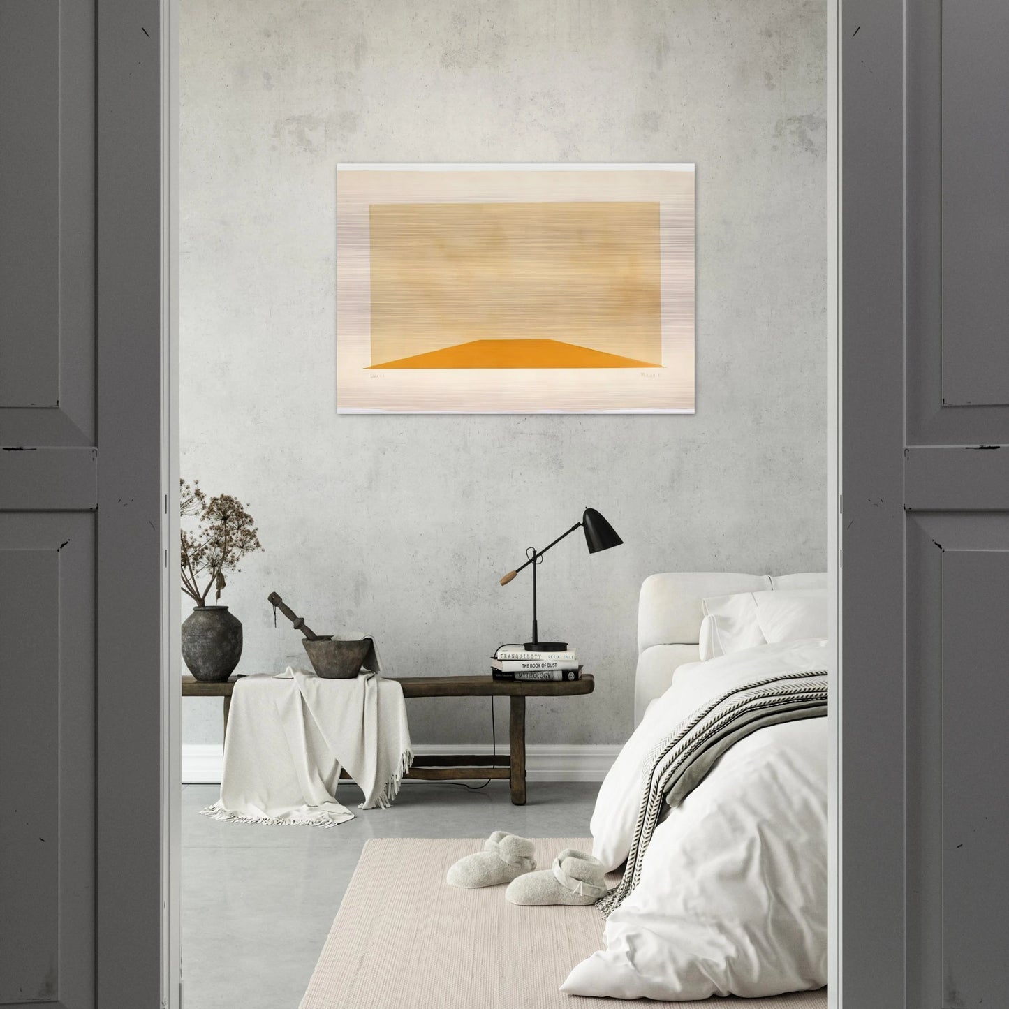 Déka 27 - 1987 - John Cage Brushed Aluminum Print - 70x100 cm / 28x40 inches | John Cage Aluminum Print | John Cage Prints