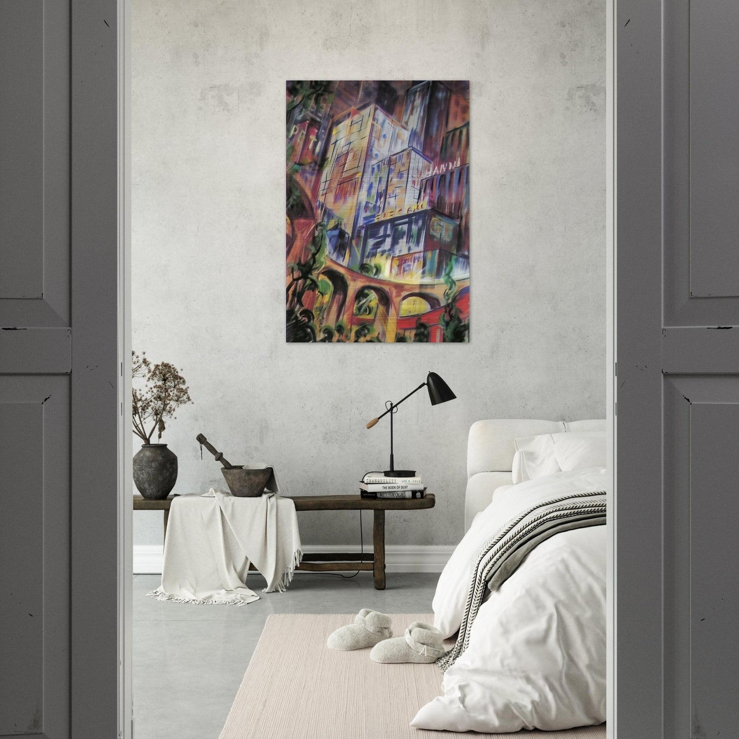 Untitled - Expressionism - Konrad Zuse Brushed Aluminum Print - 70x100 cm / 28x40 inches | Konrad Zuse Aluminum Print | Konrad Zuse Prints
