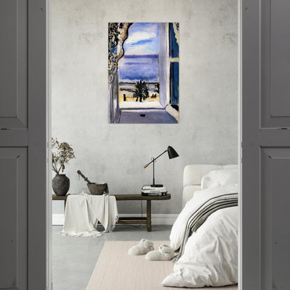 THE OPEN WINDOW 1918 - Henri Matisse Brushed Aluminum Print - 70x100 cm / 28x40 inches | Henri Matisse Aluminum Print | Henri Matisse Prints