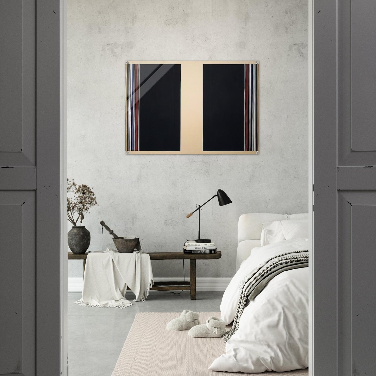 Untitled - 1985 - Gene Davis Acrylic Print - 70x100 cm / 28x40″ inches | Gene Davis Wall Art | Gene Davis Prints