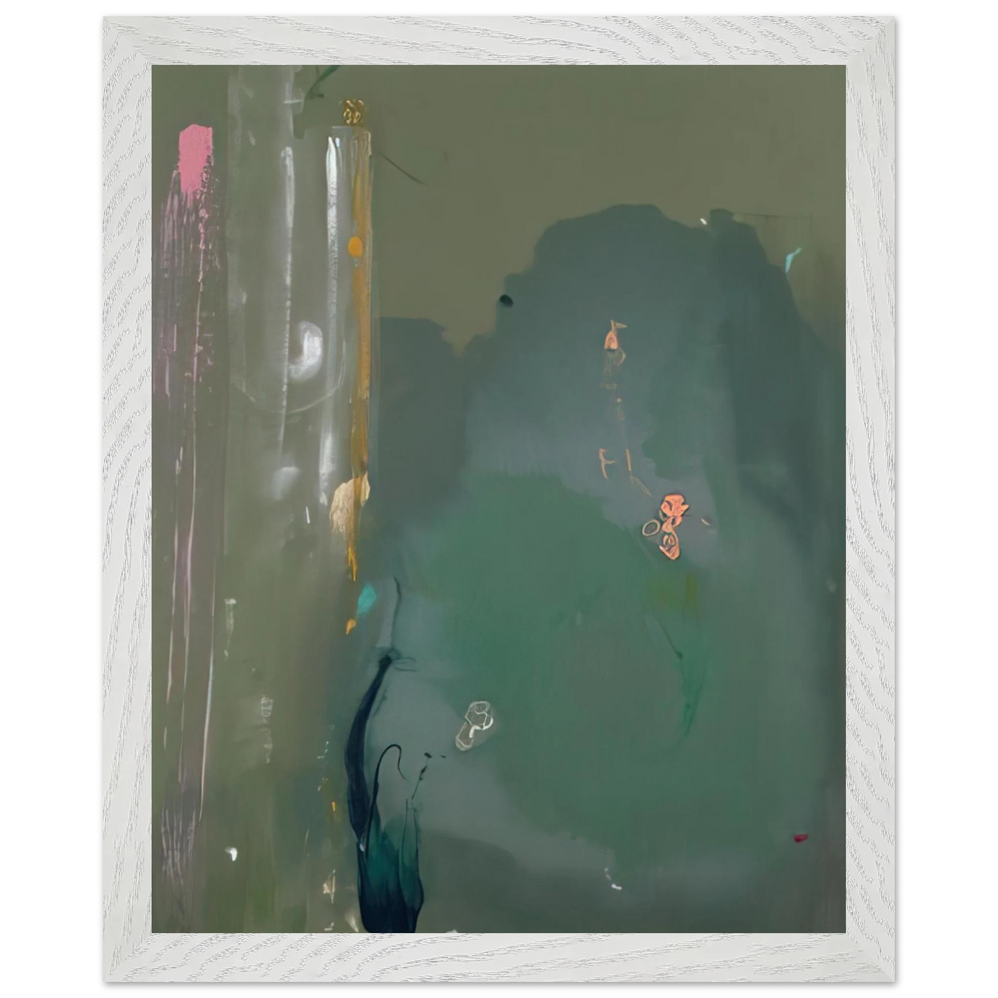 Helen Frankenthaler - CÃƒÆ’Ã‚Â´te d Argent - 1980 Wall art - A2 (42 x 59.4  cm) - Fine Art Poster-canvas - -