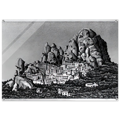 PENTEDATTIO CALABRIA OCTOBER 1930 1930 - MC Escher Acrylic Print - 70x100 cm / 28x40″ inches | Maurits Cornelis Escher Prints