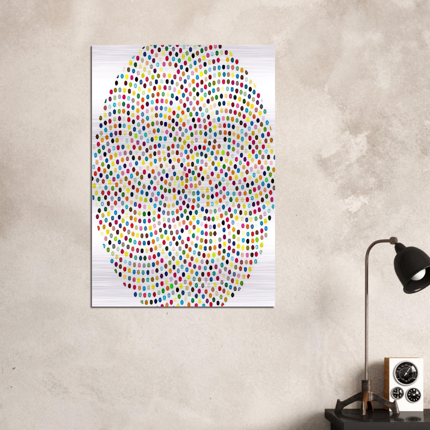 VALIUM - Damien Hirst Brushed Aluminum Print - 70x100 cm / 28x40 inches | Damien Hirst Aluminum Print | Damien Hirst Prints