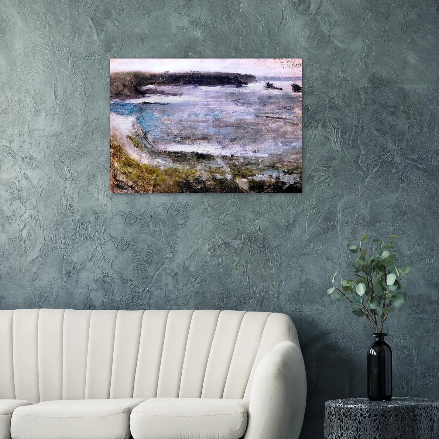 BELLE ISLE TEMPETE 1896 - Henri Matisse Brushed Aluminum Print - 70x100 cm / 28x40 inches | Henri Matisse Aluminum Print | Henri Matisse Prints