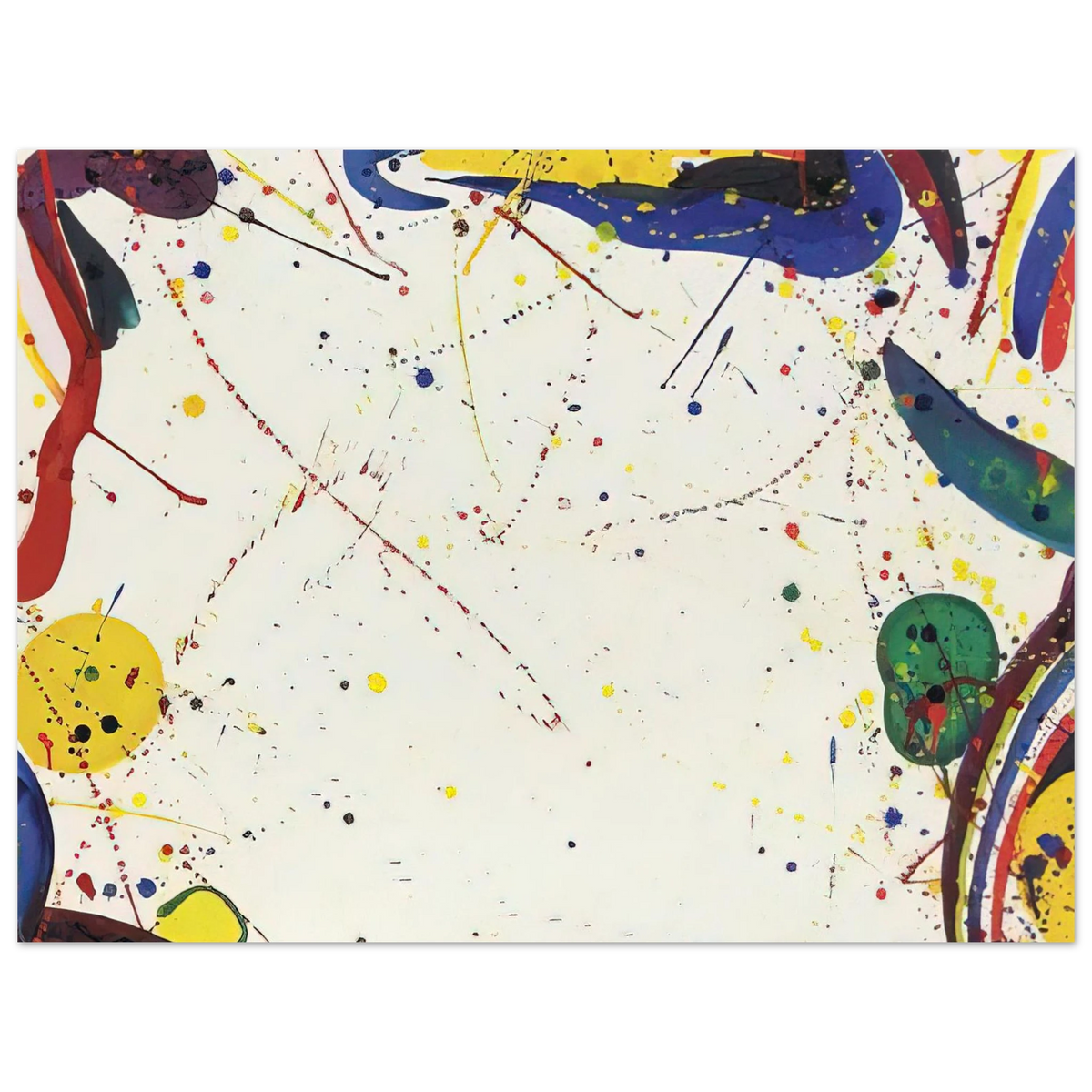 Sam Francis - #2 Pri-Rain  75x100 cm / 30x40inches Fine Art Poster