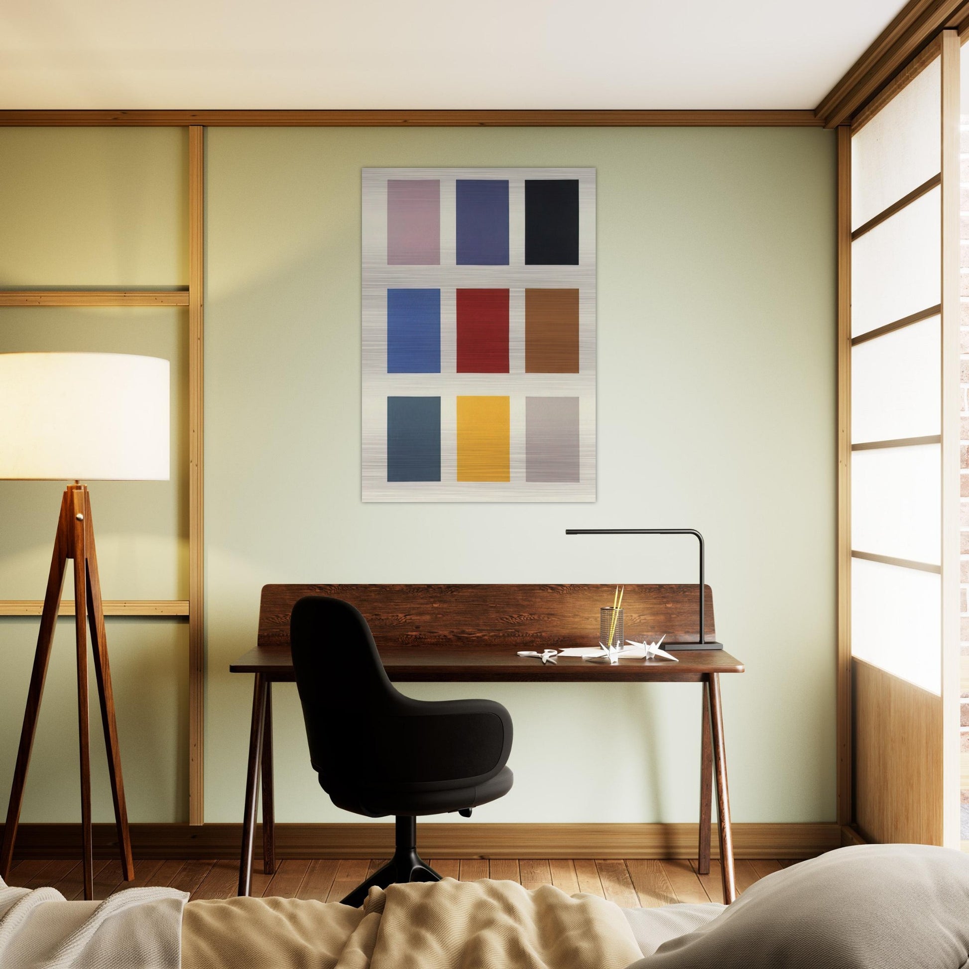 COLOR CHART NO 139 1 1966 - Gerhard Richter Brushed Aluminum Print - 70x100 cm / 28x40 inches | Gerhard Richter Aluminum Print | Gerhard Richter Prints