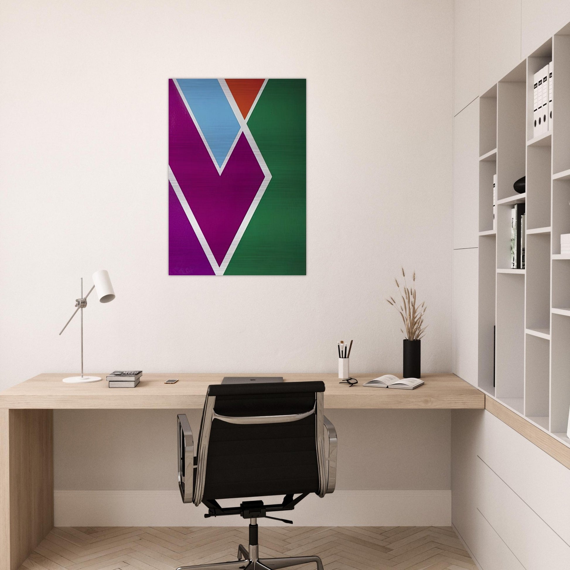 Untitled Mostly Mozart Festival - 1971 - Larry Zox Brushed Aluminum Print - 70x100 cm / 28x40 inches | Larry Zox Aluminum Print | Larry Zox Prints