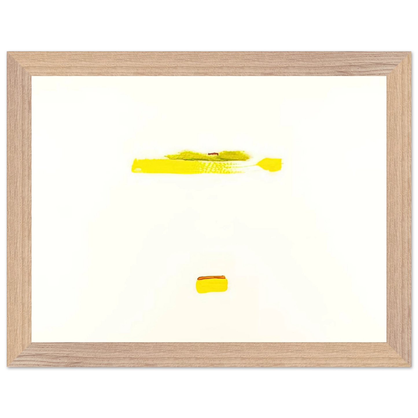Helen Frankenthaler - New York III - 1972 Wall art - A3 (29.7 x 42  cm) - Premium Wooden Framed Poster With Fine Art Paper-canvas - Black frame