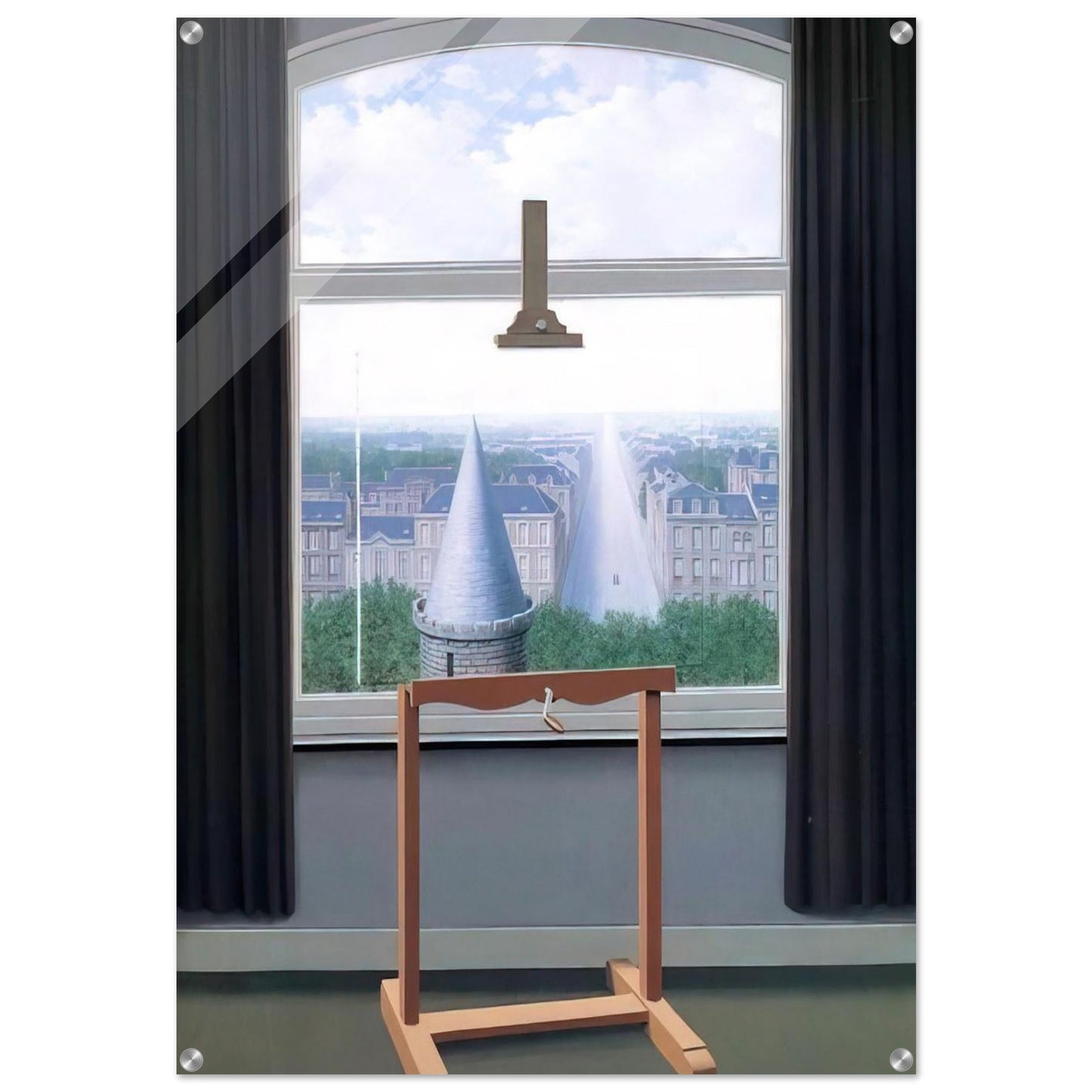 WHERE EUCLIDE WALKED 1955 - Rene Magritte Acrylic Print - 70x100 cm / 28x40″ inches