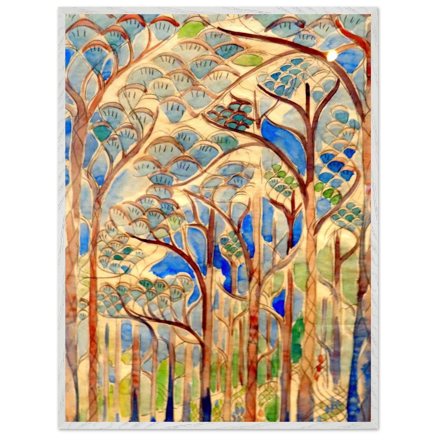 Walter Inglis Anderson - Walter Anderson Wall art - 40x60 cm / 16x24 inches - Premium Wooden Framed Poster With Fine Art Paper-canvas - Black frame