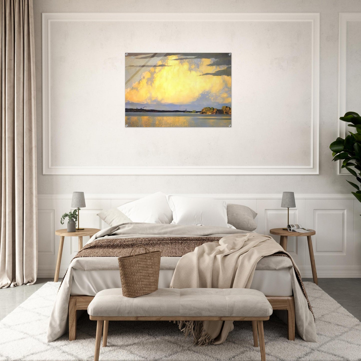 Serenity Lake of the Woods - 1922 - Frank Johnston Acrylic Print - 70x100 cm / 28x40″ inches