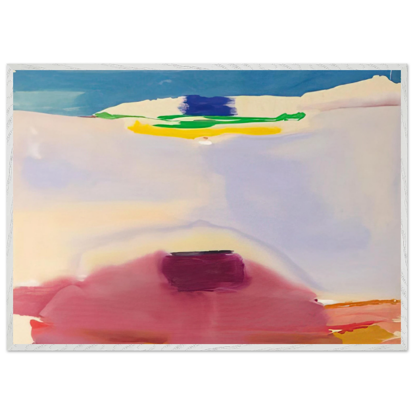 Helen Frankenthaler - Leveling - 1973 Wall art - 50x70 cm / 20x28 inches - Fine Art Poster-canvas - -