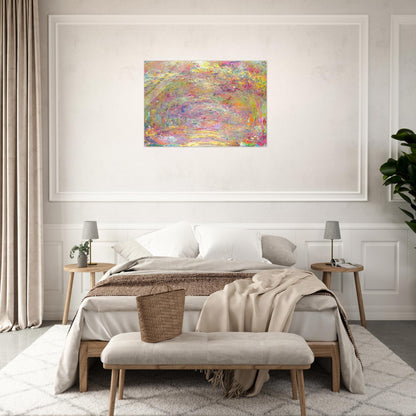 Path under the Rose Trellises - claude monet Acrylic Print - 70x100 cm / 28x40″ inches | claude monet Wall Art | claude monet Prints