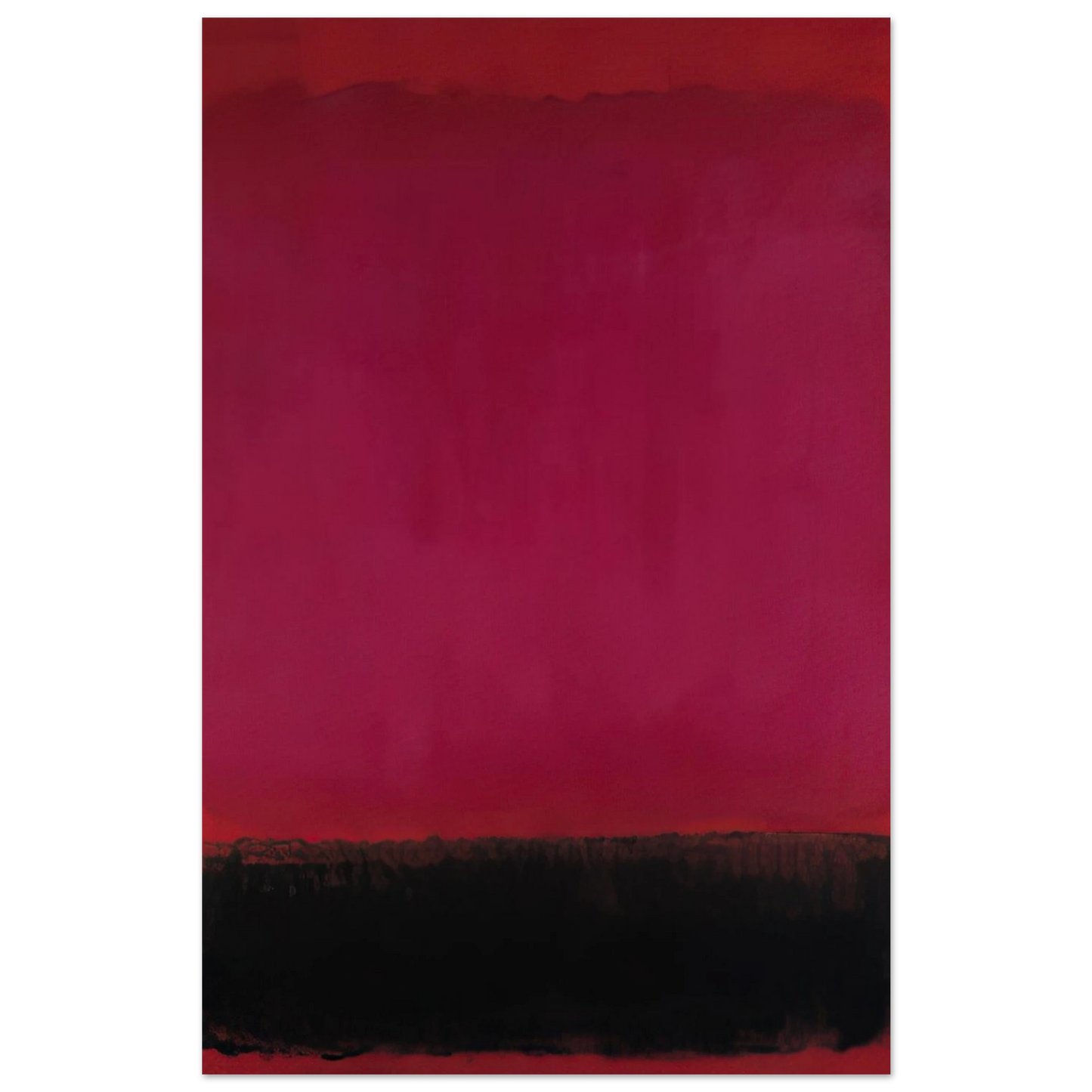 Helen Frankenthaler - Untitled - 1967 Wall art - 30x40 cm / 12x16 inches - Premium Wooden Framed Poster With Fine Art Paper-canvas - Wood frame
