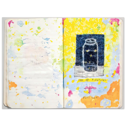 Paul Thek - Untitled Composition notebook detail - 1977  75x100 cm / 30x40inches Fine Art Poster