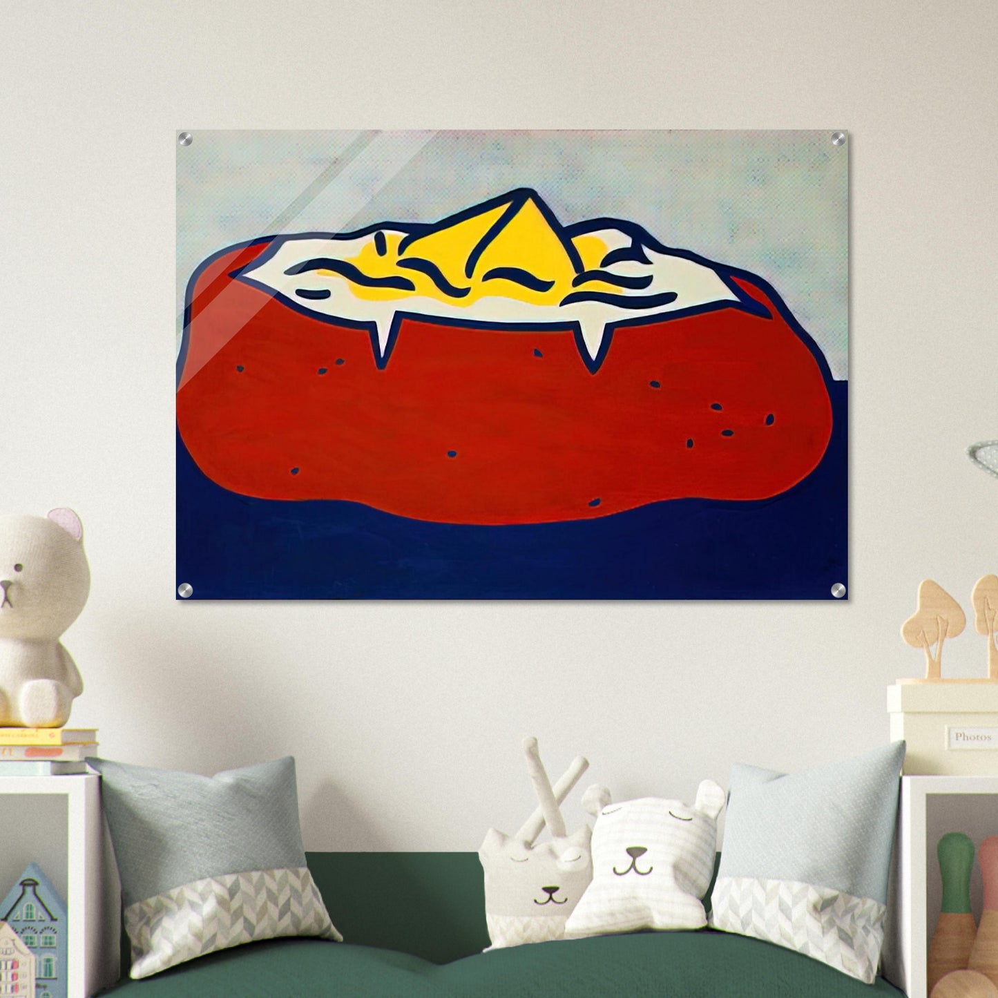 BAKED POTATO 1962 - Roy Lichtenstein Acrylic Print - 70x100 cm / 28x40″ inches | Roy Lichtenstein Wall Art | Roy Lichtenstein Prints