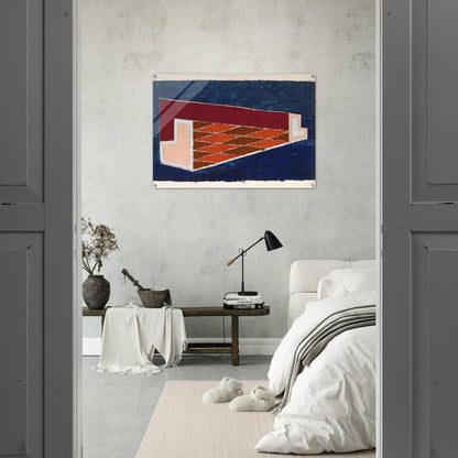 ABSTRACT 1940 - Josef Albers Acrylic Print - 70x100 cm / 28x40″ inches