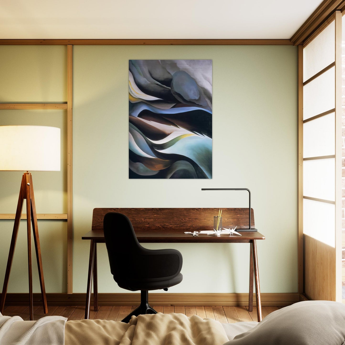 From the Lake - Georgia O'Keeffe Brushed Aluminum Print - 70x100 cm / 28x40 inches | Georgia O'Keeffe Aluminum Print | Georgia O'Keeffe Prints