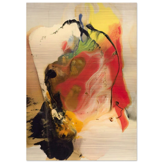 Pompey s Head - Paul Jenkins Brushed Aluminum Print - 70x100 cm / 28x40 inches | Paul Jenkins Aluminum Print | Paul Jenkins Prints