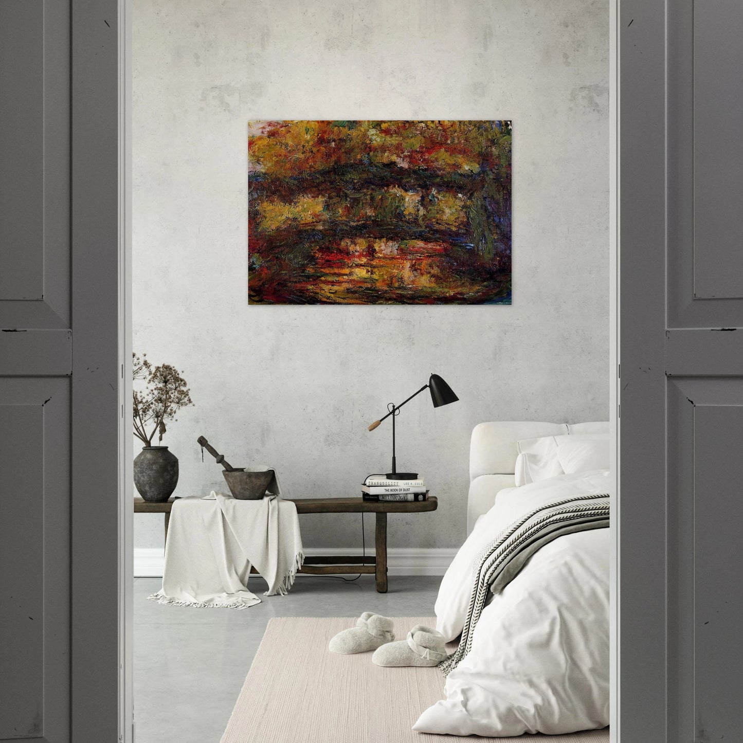 The Japanese Bridge 4 - claude monet Brushed Aluminum Print - 70x100 cm / 28x40 inches | claude monet Aluminum Print | claude monet Prints