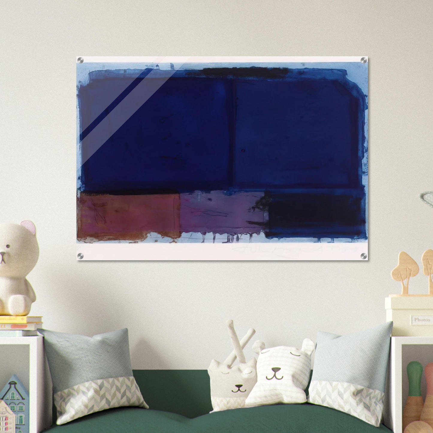 Vigil - 1980 - John Hoyland Acrylic Print - 70x100 cm / 28x40″ inches