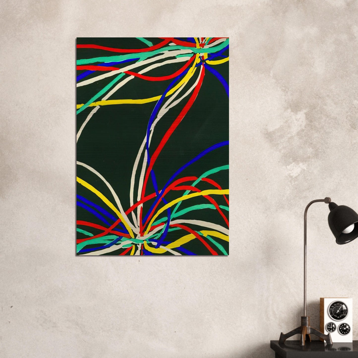 COMPOSITIONS COULEURS IDEES - Sonia Delaunay Brushed Aluminum Print - 70x100 cm / 28x40 inches | Sonia Delaunay Aluminum Print | Sonia Delaunay Prints