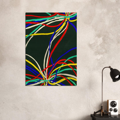 COMPOSITIONS COULEURS IDEES - Sonia Delaunay Brushed Aluminum Print - 70x100 cm / 28x40 inches | Sonia Delaunay Aluminum Print | Sonia Delaunay Prints