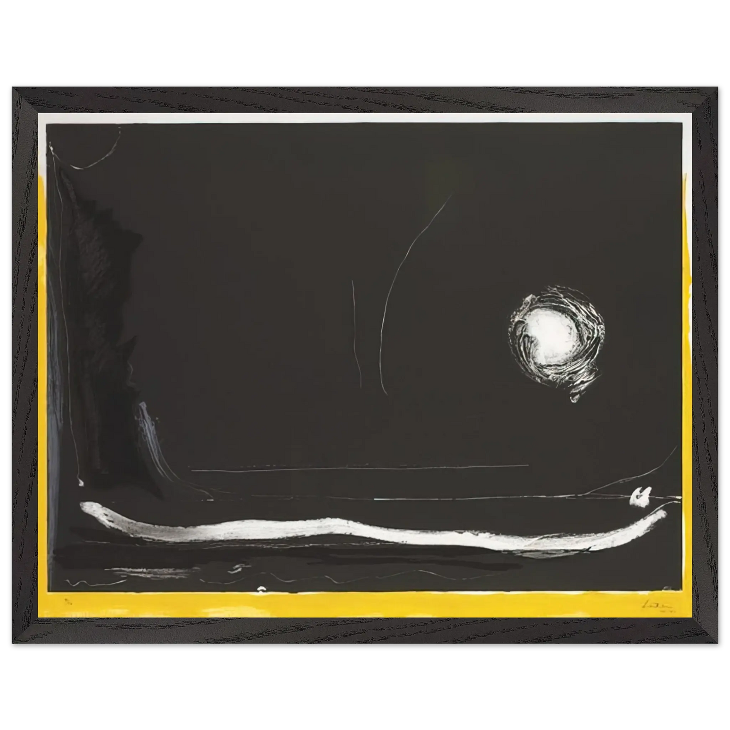 Helen Frankenthaler - Yellow Jack - 1985 Wall art - 30x45 cm / 12x18 Inches - Fine Art Poster - -