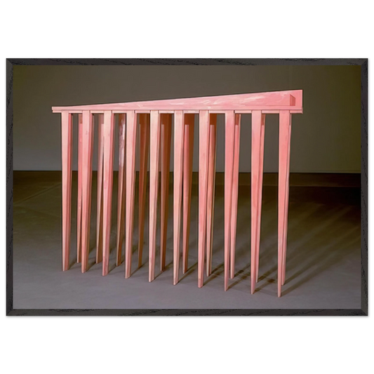 THE BLIND LEADING THE BLIND 1949 - Louise Bourgeois 70x100 cm / 28x40 inches Framed Art Print – Black Wooden Frame