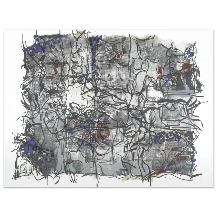 Jean-Paul Riopelle - Jute IV  75x100 cm / 30x40inches Fine Art Poster