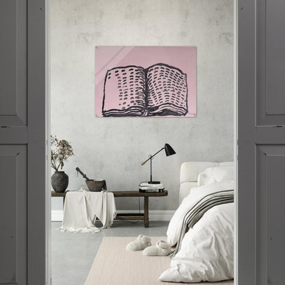 UNTITLED BOOK - Philip Guston Acrylic Print - 70x100 cm / 28x40″ inches