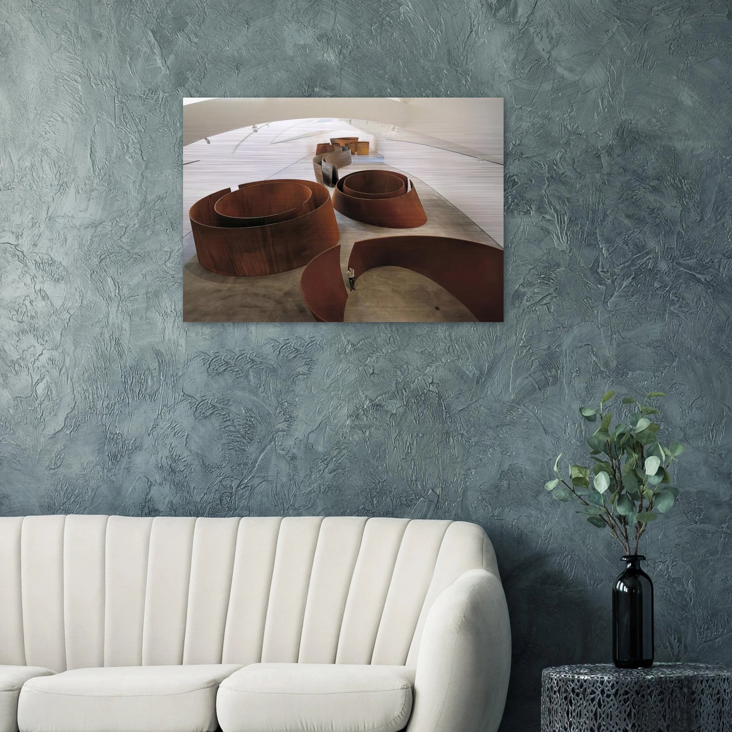 TORQUED ELLIPSES - Richard Serra Brushed Aluminum Print - 70x100 cm / 28x40 inches | Richard Serra Aluminum Print | Richard Serra Prints