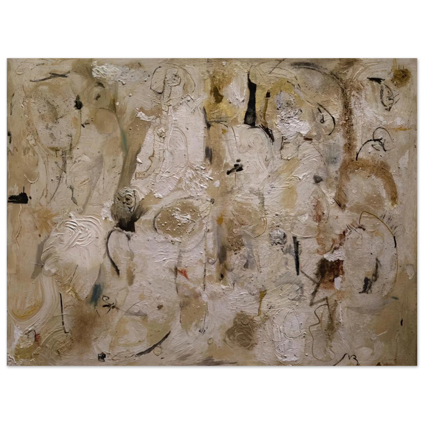 Helen Frankenthaler - Painted on 21st Street - 1951 Wall art - A3 (29.7 x 42  cm) - Premium Wooden Framed Poster With Fine Art Paper-canvas - Wood frame