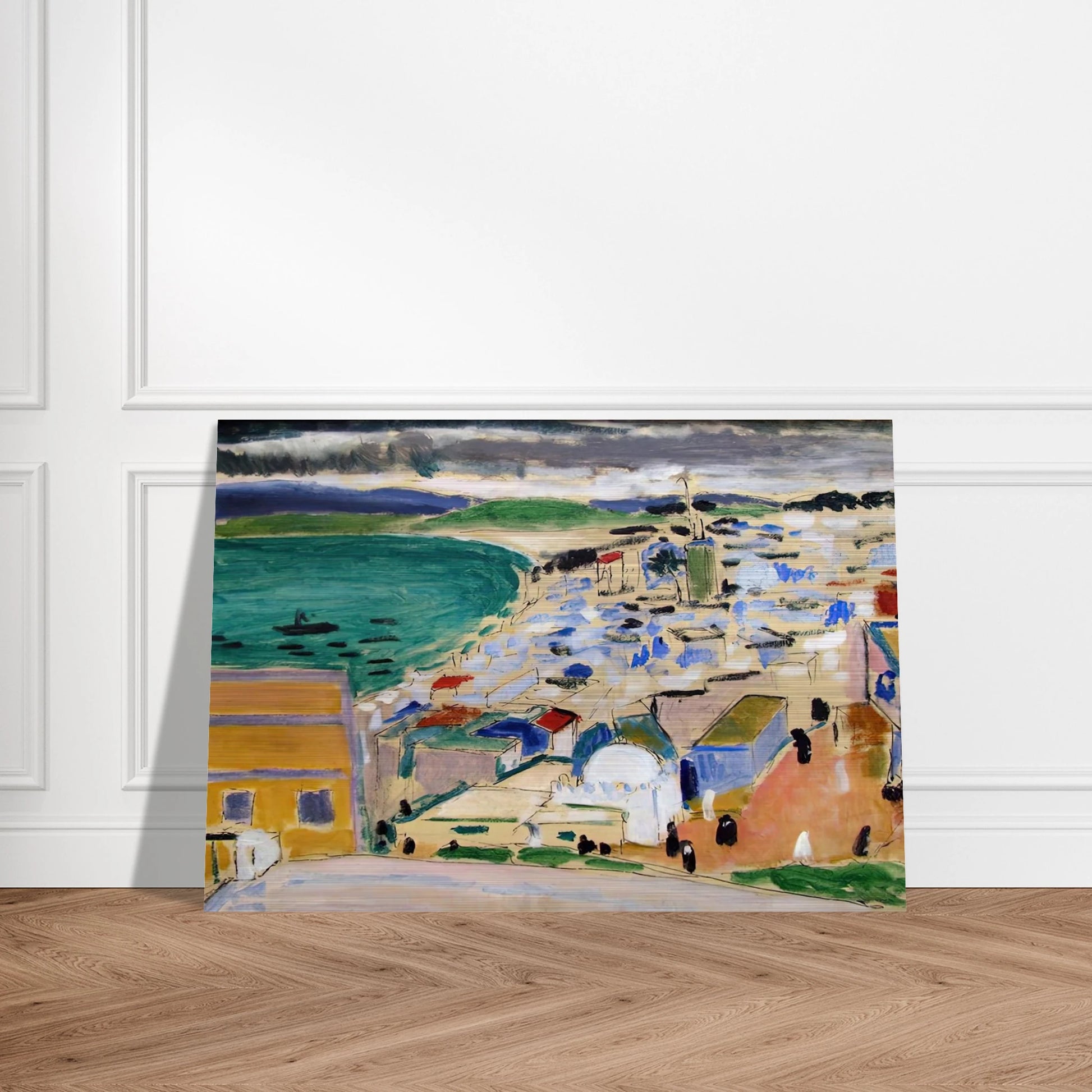 THE BAY OF TANGIER 1912 - Henri Matisse Brushed Aluminum Print - 70x100 cm / 28x40 inches | Henri Matisse Aluminum Print | Henri Matisse Prints