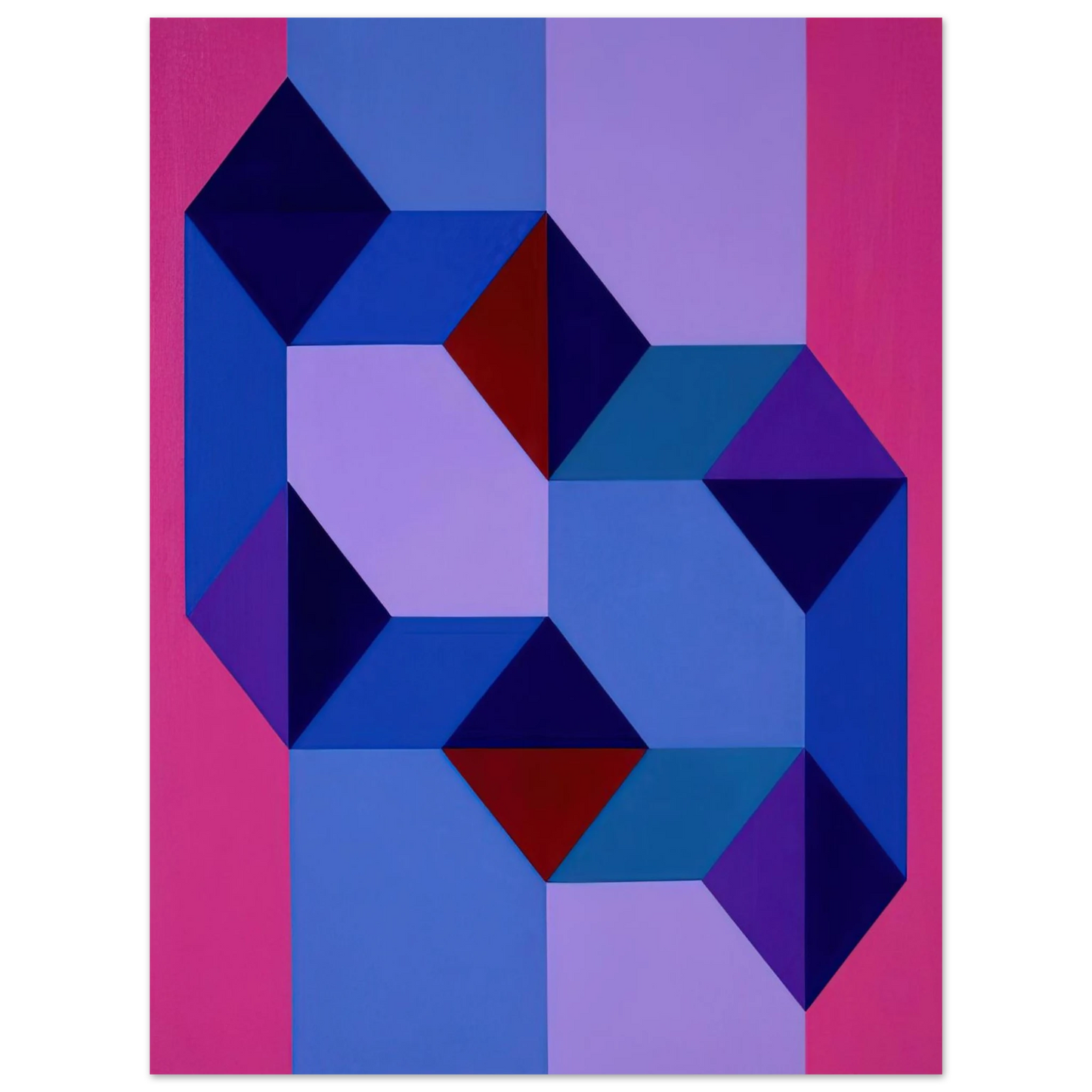 Tomas Maldonado - Untitled - Concretism  75x100 cm / 30x40inches Fine Art Poster