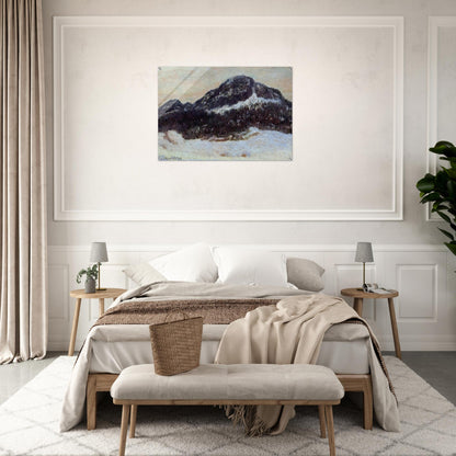 Mount Kolsaas 2 - claude monet Acrylic Print - 70x100 cm / 28x40″ inches