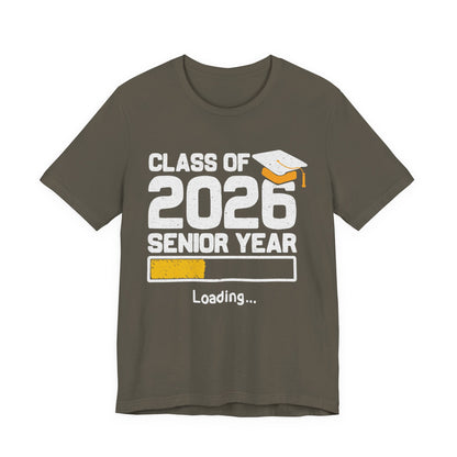 Abschluss-T-Shirt für den Jahrgang 2026, Abschluss-Shirt, Unisex-Abschlussgeschenk, Kleidung für Highschool-Absolventen, T-Shirt für Studienanfänger