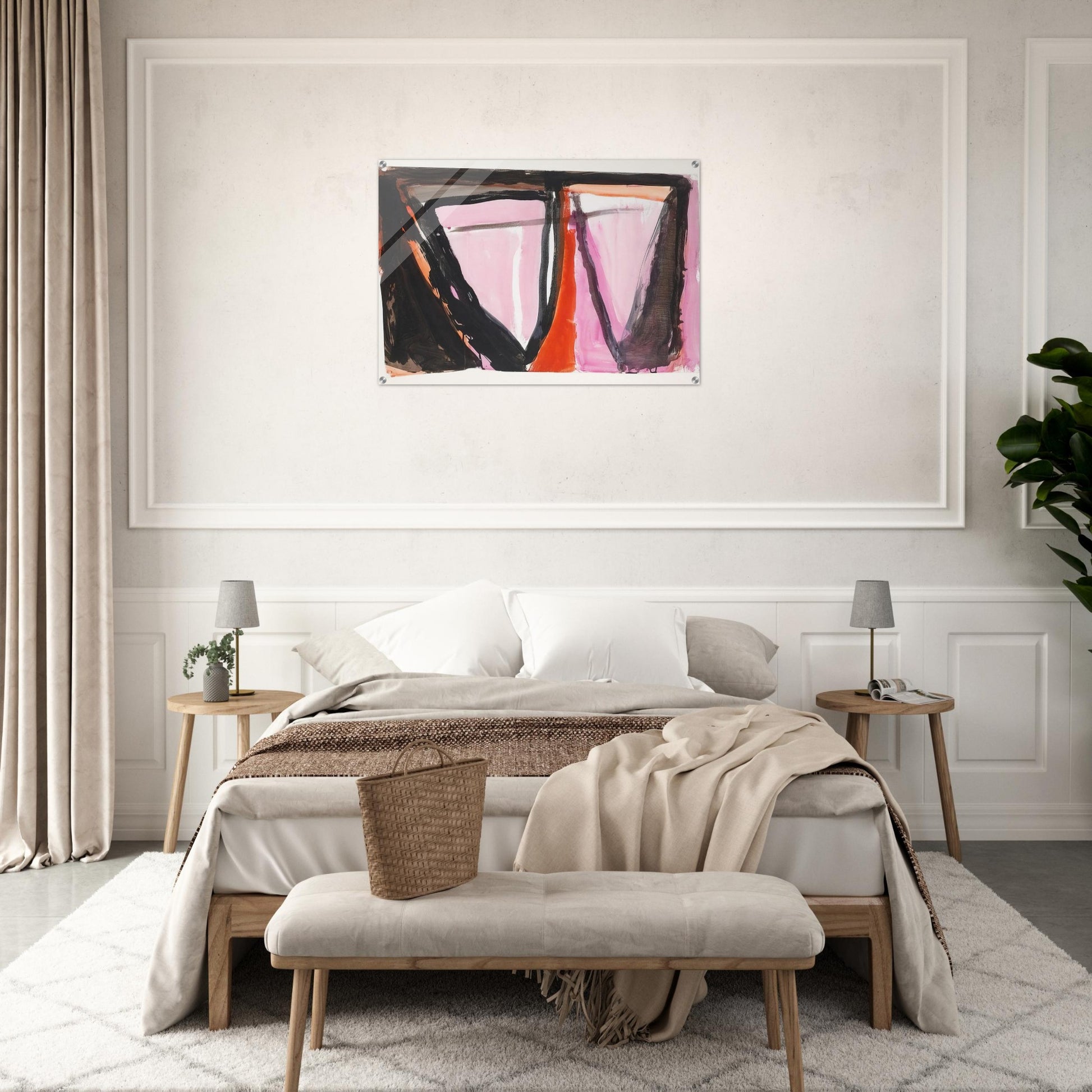 Composition - 1980 - Bram van Velde Acrylic Print - 70x100 cm / 28x40″ inches | Bram van Velde Wall Art | Bram van Velde Prints