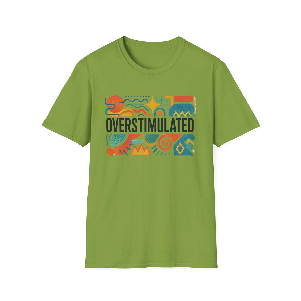 Überreiztes T-Shirt für Mama | Lustiges müdes Mama-Shirt | Weirdcore-Kleidung | Gen-Z-Humor-T-Shirt | Erschöpftes, aber ästhetisches T-Shirt