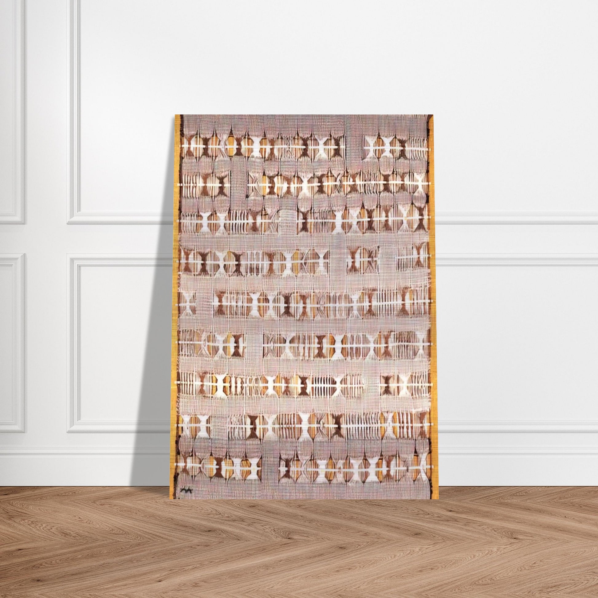 VARIATION ON A THEME 1958 - Anni Albers Brushed Aluminum Print - 70x100 cm / 28x40 inches | Anni Albers Aluminum Print | Anni Albers Prints