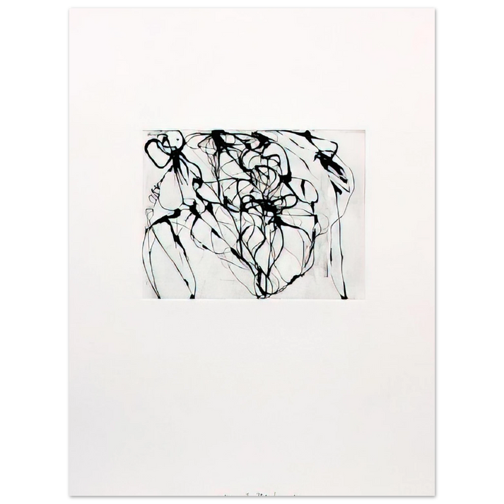 Brice Marden - After Botticelli 3 - 1994  75x100 cm / 30x40inches Fine Art Poster