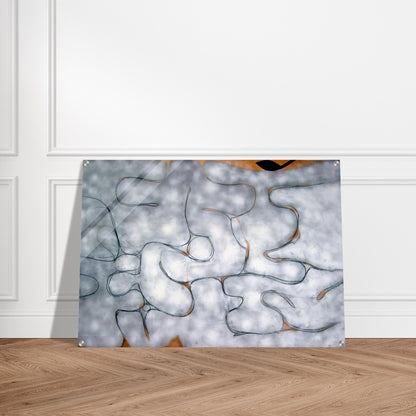 GREY SYMPHONY 1975 - Victor Pasmore Acrylic Print - 70x100 cm / 28x40″ inches | Victor Pasmore Wall Art | Victor Pasmore Prints