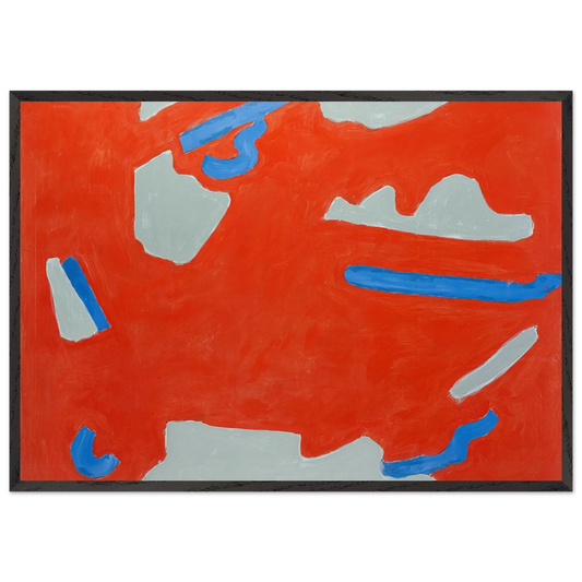 Untitled - 1971 N4 - Betty Parsons 70x100 cm / 28x40 inches Framed Art Print – Black Wooden Frame