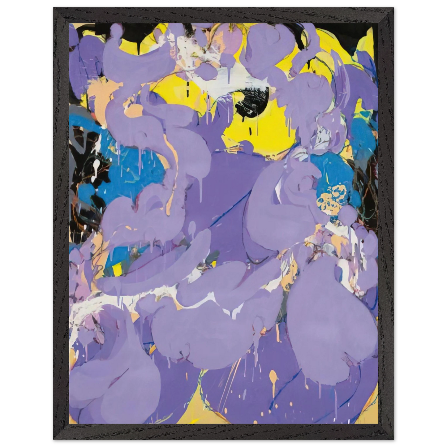 Helen Frankenthaler - Untitled - 1978 Wall art - 20x25 cm / 8x10 inches - Fine Art Poster-canvas - -