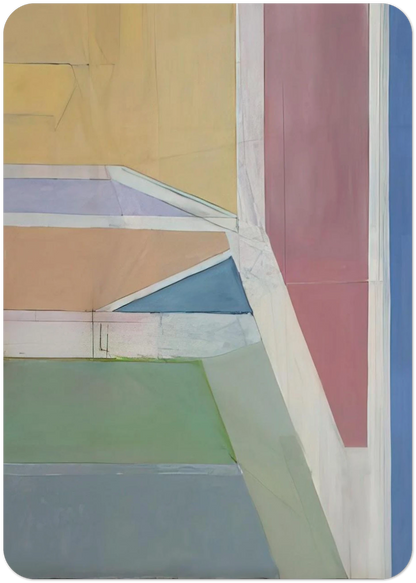 Ocean Park #27 By Richard Diebenkorn Pack of 10 Post Cards | Richard Diebenkorn Post Cards | A6 (10.5 x 14.8 cm) - 4.1 x 5.8 inches
