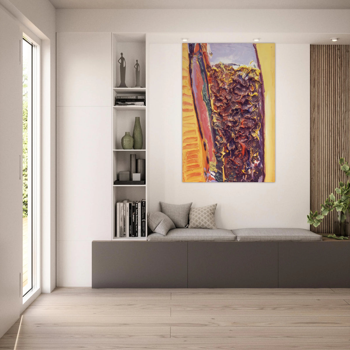 For Vincent Van Gogh - 1972 - Ronnie Landfield Art Prints - 100x150 cm / 40x60″ inches | Ronnie Landfield Poster | Ronnie Landfield Prints