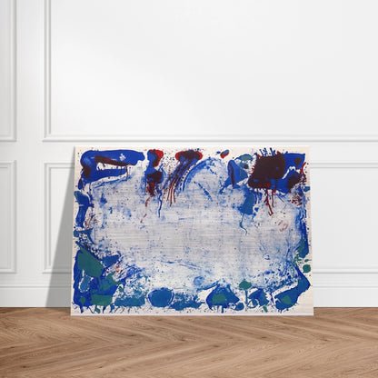 Happy Death Stone - Sam Francis Brushed Aluminum Print - 70x100 cm / 28x40 inches | Sam Francis Aluminum Print | Sam Francis Prints