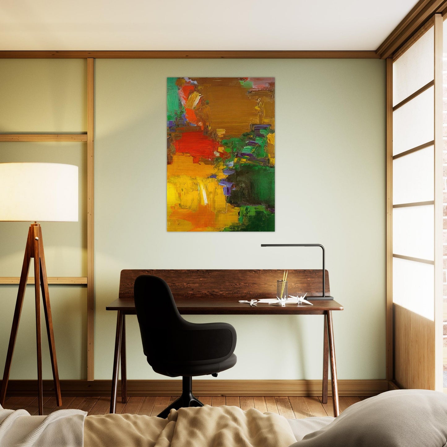Rhapsody - Hans Hofmann Brushed Aluminum Print - 70x100 cm / 28x40 inches | Hans Hofmann Aluminum Print | Hans Hofmann Prints