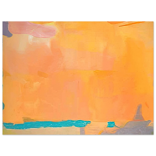 Helen Frankenthaler - Royal Fireworks - 1975 Wall art - 13x18 cm / 5x7 inches - Fine Art Poster-canvas - -