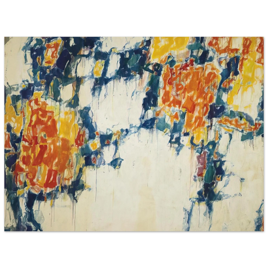 Sam Francis - Basel Mural I  75x100 cm / 30x40inches Fine Art Poster